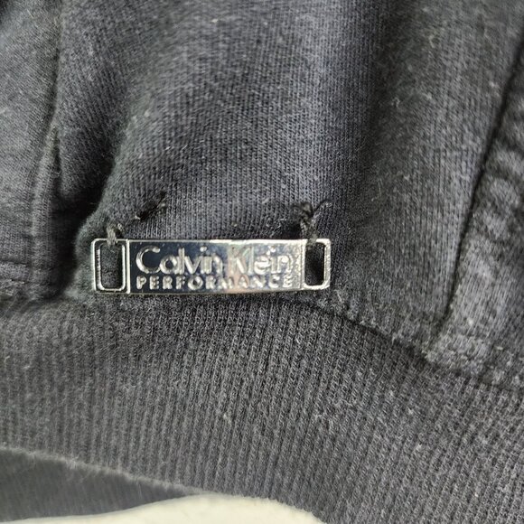 Womens Black Calvin Klein Performance Pullover Hoodie Sweatshirt Sleeveless L - Picture 5 of 13